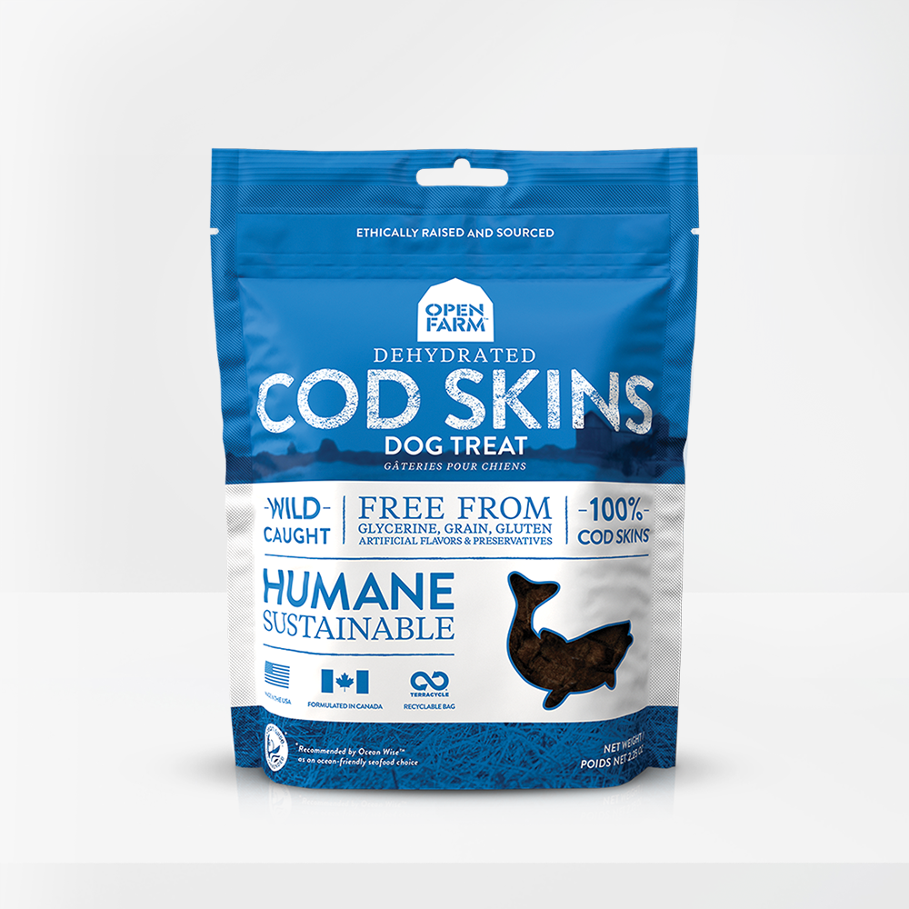 Dehydrated Cod Skins Treat