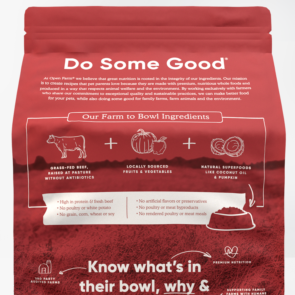 Grass-Fed Beef Dry Dog Food