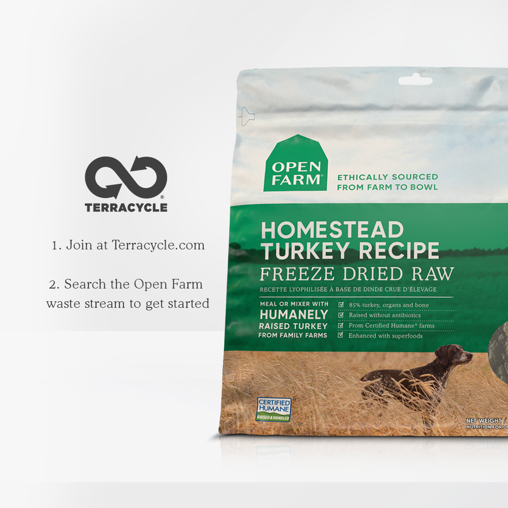 Homestead Turkey Freeze Dried Raw Dog Food