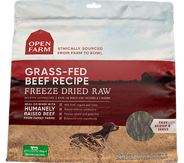 Grass-Fed Beef Freeze Dried Raw Dog Food