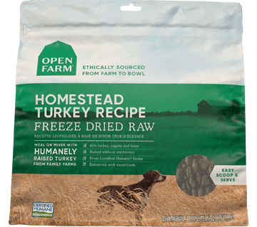 Homestead Turkey Freeze Dried Raw Dog Food